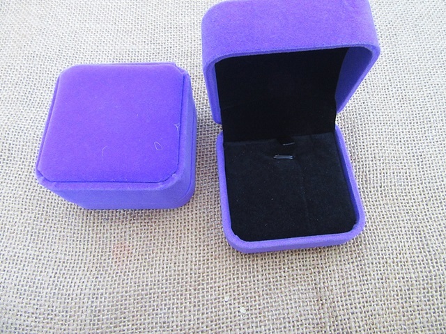 6Pcs Luxury Velvet Pendant Bracelet Neckalace Jewellery Gift Box
