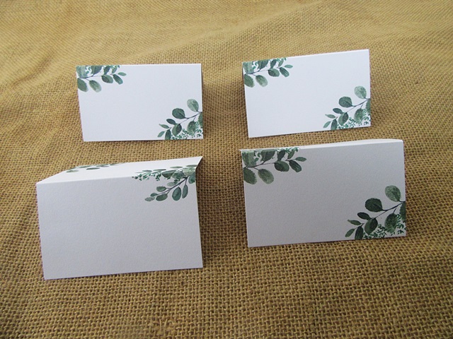 2Packs x 30Pcs Place Cards Sign Message Memo - Leaf - Click Image to Close