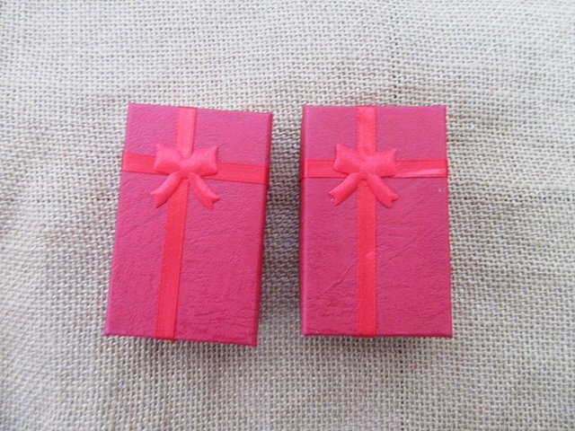 12 Red Necklace Bracelet Rings Jewellery Display Cases Gift Box
