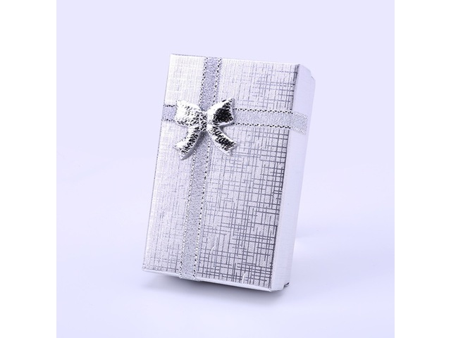 16 New Silver Gift Case for Necklace & Ring 8x5cm