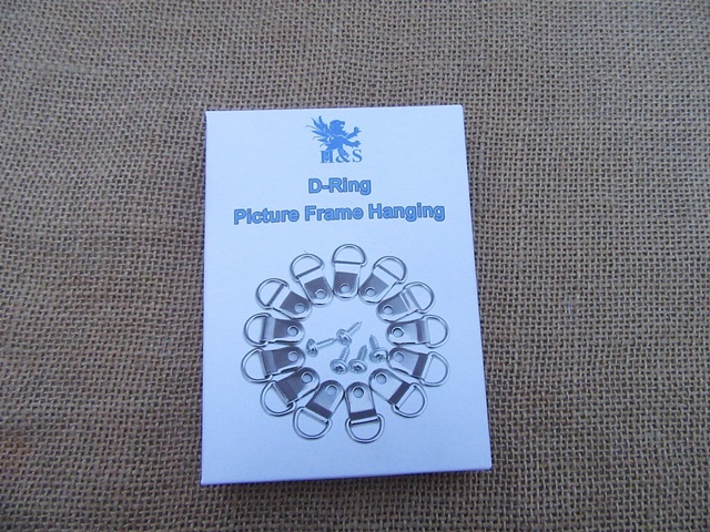 80Pcs D-Ring Picture Frame Hanging Hangers Painting Mirror 80Pcs D-Ring Picture Frame Hanging Hangers Painting Mirror
