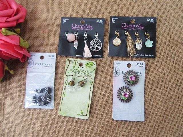 6Sheets Fancy Pendant Charm for DIY Earring Jewellery Making 6Sheets Fancy Pendant Charm for DIY Earring Jewellery Making