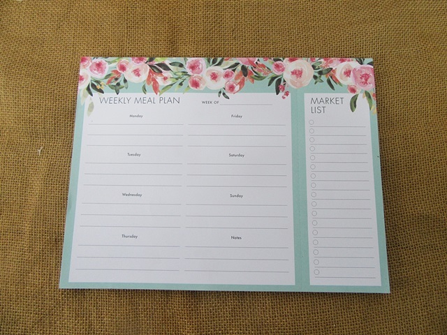 (image for) 1Pc Mangetic Meal Planner Pad Weekly & Daily Meal Plan