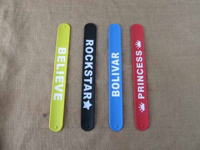 12Pcs Silicone Reflective Magic Ruler Slap Band Bracelets Assort 12Pcs Silicone Reflective Magic Ruler Slap Band Bracelets Assort