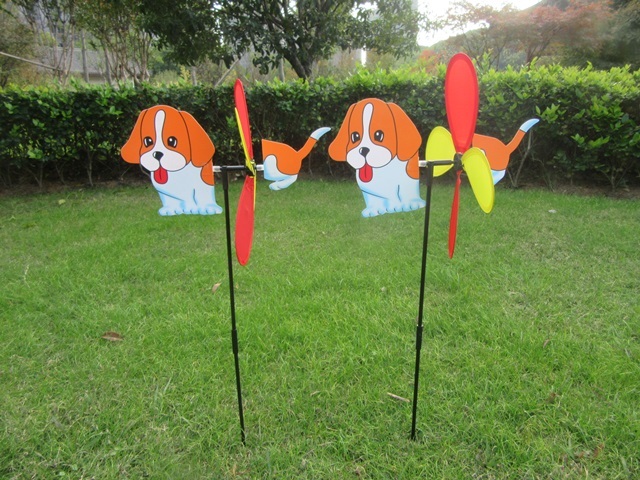 10Pcs Silk Funny Dog Windmill Wind Spinner Great Toy 10Pcs Silk Funny Dog Windmill Wind Spinner Great Toy