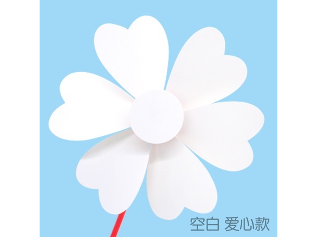 10Sets DIY Drawing Blank Windmills Wind Spinner for Kids - Click Image to Close