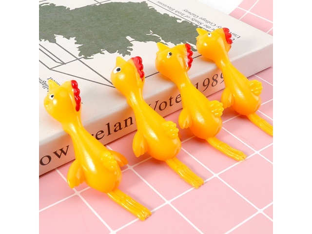 50Pcs Soft Finger Shooter Sticky Stretchy Chick Kid's Toy