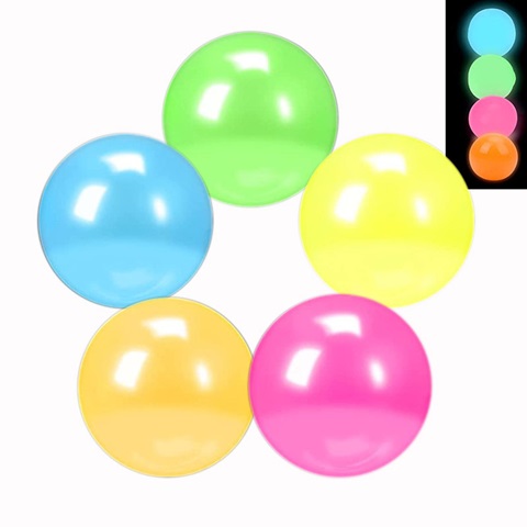 10Pcs Glow in Dark Stress Relief Ball Squishy Ball Mixed - Click Image to Close