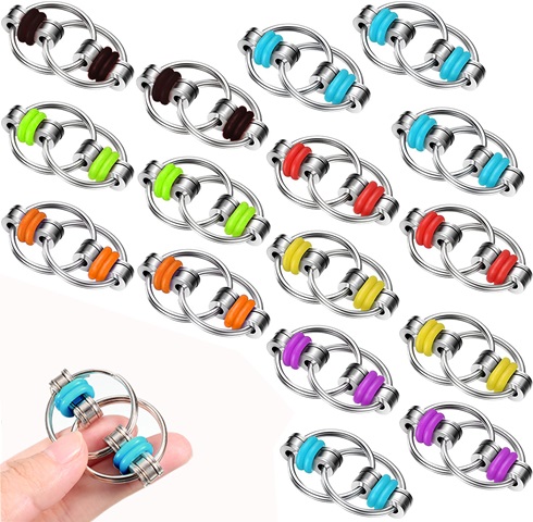 10Pcs Anxiety Relief Sensory Fidget Stress Relief Chain ADHD - Click Image to Close