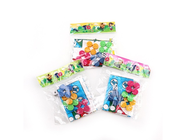 60 New Colourful Plastic Flying Chess For Kids