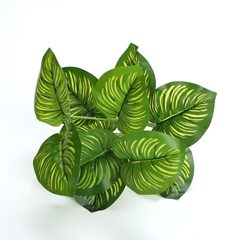 5Bunch x 11Branch Artificial Tropical Leaf Plant Home Garden - Click Image to Close
