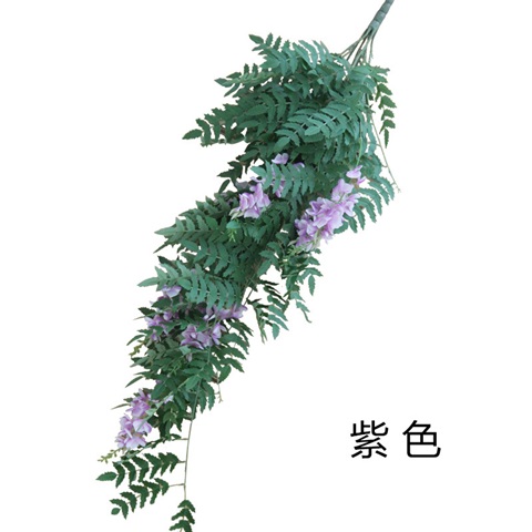 1Pc Light Purple Hanging Begonia Ivy Leaf Garland Wedding Flower - Click Image to Close