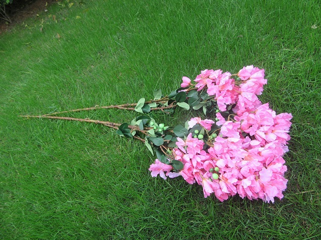 2Pcs Peach Artificial Flower Home Decoration - Pink 2Pcs Peach Artificial Flower Home Decoration - Pink
