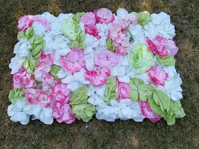 1Pc Artificial Peony Flower Backdrop Wall Panel Wedding 60x40cm - Click Image to Close