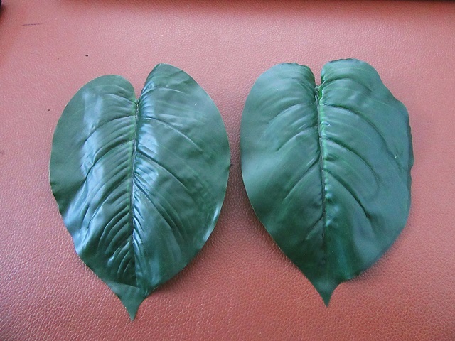 50Pcs Artificial Lifelike Greeny Leaves Home Wedding Decor Whole - Click Image to Close