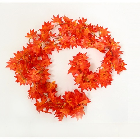 5Pcs Maple Leaf Garland Wedding Flower Arch Decoration - Click Image to Close