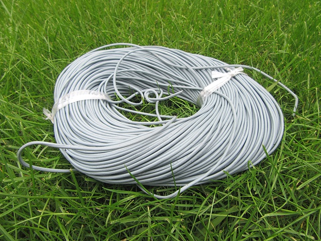 90m White Faux Leather Craft Cord Strap Rope String - Click Image to Close
