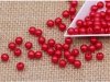 2500 Red Round Simulate Pearl Loose Beads 6mm 2500 Red Round Simulate Pearl Loose Beads 6mm