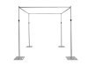 1Set Aluminium Square Top Backdrop Stand Party Background 3x3m