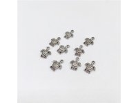 100Pcs Tortoise Shape Carved Spacer Beads Jewellery Finding