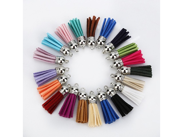 100Pcs Silver Tassel Pendants Charms for Crafts Jewelry Making 100Pcs Silver Tassel Pendants Charms for Crafts Jewelry Making