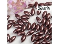 250g (1180Pcs) Brown Faux Rice Simulate Pearl Beads Loose Beads 250g (1180Pcs) Brown Faux Rice Simulate Pearl Beads Loose Beads