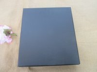 4Pcs Black Kraft Cardboard Wedding Party Packaging Gift Box