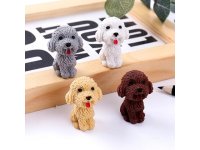 36Pcs Teddy Dog Shaped Erasers Children School Use Mixed Color