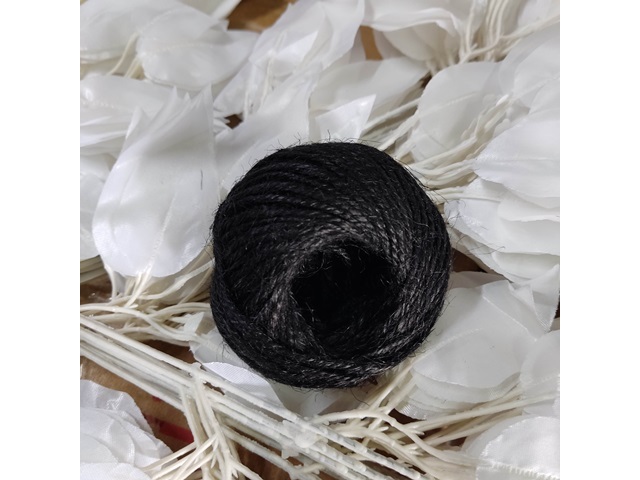 6Pcs x 40m Burlap Rope Hemp Cord Thread Jute String Roll DIY 2mm