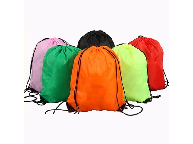 10Pcs Drawstring Backpack Reusable Satchel Grocery Shopping Bag - Click Image to Close