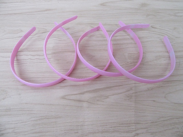 20X Pink Headbands Hair Clips Craft for DIY 12MM 20X Pink Headbands Hair Clips Craft for DIY 12MM