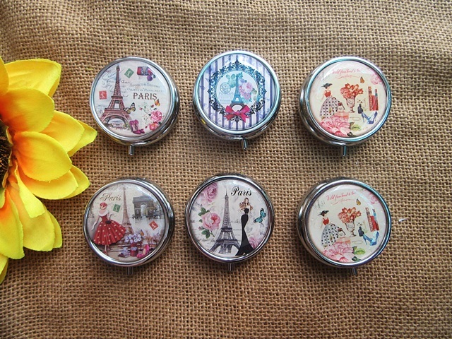 12Pcs Vintage Pill Case Medicine Holder Container Storage Box