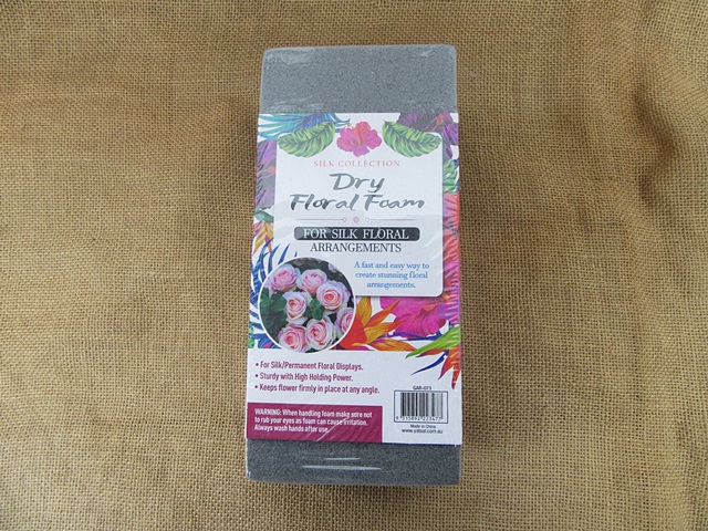 18Pcs Dry Floral Foam Bricks Grey Florist DIY Arrangements - Click Image to Close