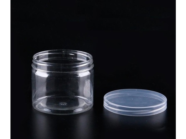 20Pcs Clear Screw Empty PET Jars Storage Container 400ML - Click Image to Close