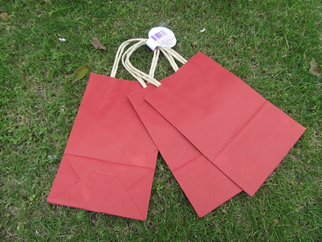 24 Bulk Kraft Paper Gift Carry Shopping Bag 21.5x14x7cm Red 24 Bulk Kraft Paper Gift Carry Shopping Bag 21.5x14x7cm Red