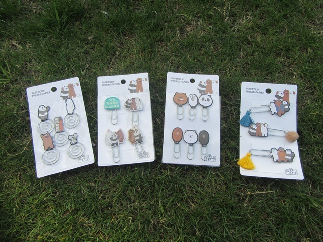8Sheet Novelty MINI Paper Clips Bookmarks Assorted