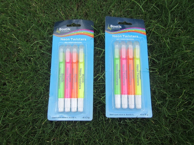 6Sheet x 4Pcs Neon Twisters Highlighters Making Pen Bright Color 6Sheet x 4Pcs Neon Twisters Highlighters Making Pen Bright Color