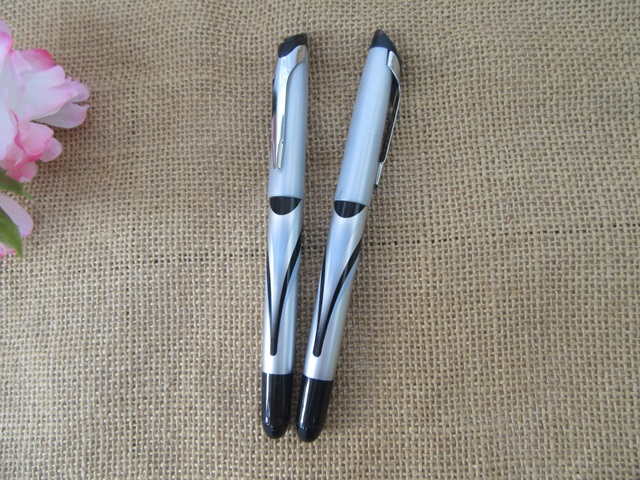 6Sheet x 2Pcs Black Ink Liquid Gel Pens Office Supplies - Click Image to Close
