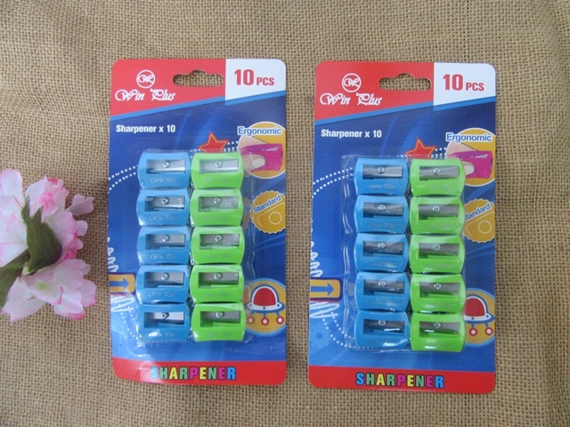 6Sheet x 10Pcs Classic Pencil Sharpener Stationery Supplies - Click Image to Close