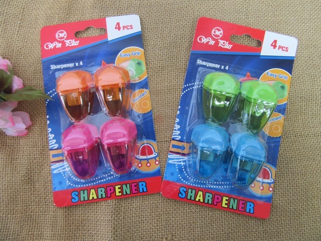 6Sheet x 4Pcs Classic Pencil Sharpener Stationery Supplies