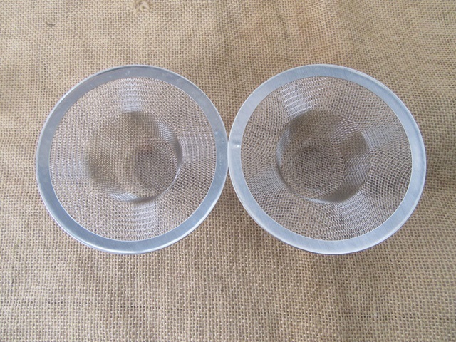 6Pcs Lavatory Sink Metal Wire Drain Strainer Stopper Filter