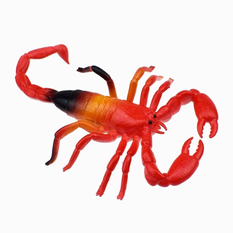 10Pcs Realistic Safari Garden Joke Soft Scorpion Props Toy 20x10 - Click Image to Close