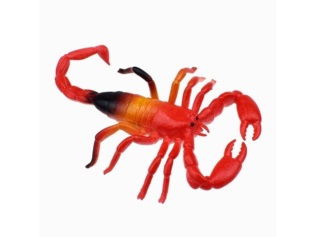 10Pcs Realistic Safari Garden Joke Soft Scorpion Props Toy 20x10 - Click Image to Close