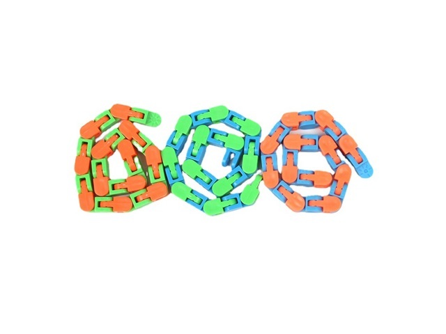 10Pcs Wacky Tracks Snap and Click Stress Relief Fidget Toys 10Pcs Wacky Tracks Snap and Click Stress Relief Fidget Toys