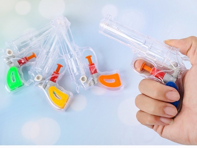 10 Super Clear Transparent Shooter Water Pistol Gun toy-p657 - Click Image to Close