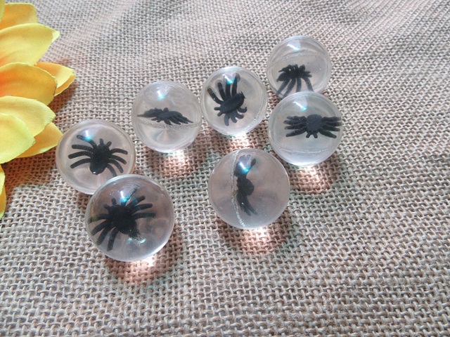 100X New Spider Rubber Bouncing Balls 30mm - Click Image to Close