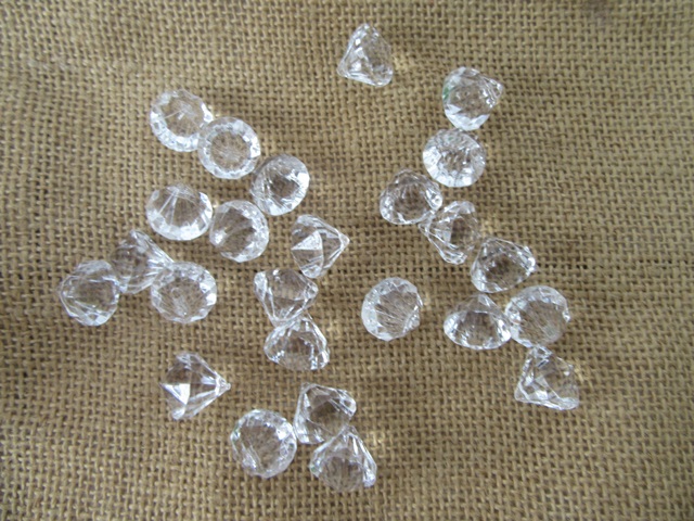 3Packs x 270g Clear Diamond Bead Finding Wedding Decoration - Click Image to Close