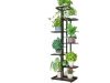 1Set Black 7 Layer 8 Multiple Potted Plant Stand Display Rack