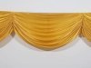 1Pc Golden 3M Swag Drape Stage Wedding Background 1Pc Golden 3M Swag Drape Stage Wedding Background