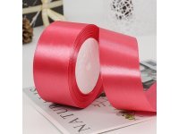 5Rolls X 25Yards Rose Satin Ribbon 25mm